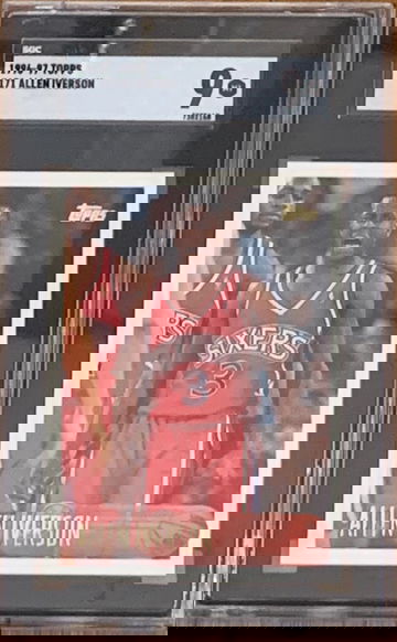 1996 Topps Allen Iverson #171 SGC9