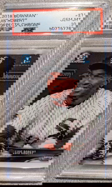 2018 Bowman Chrome Luis Robert Rookie PSA 10