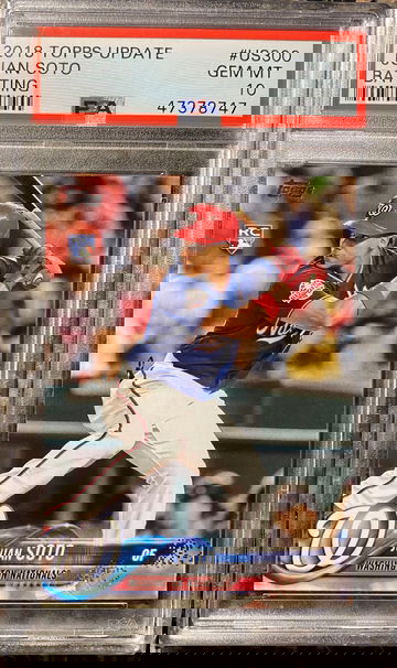 2018 topps update Juan Soto psa 10