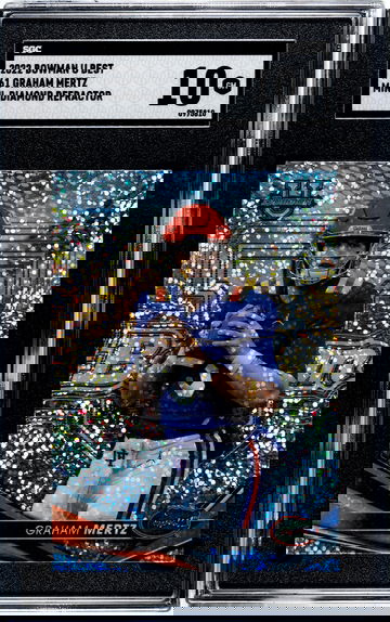 2022 Bowman U Best #61 GRAHAM MERTZ ROOKIE GEM MINT Mini Diamond Refractor