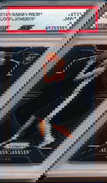 2019 Panini Prizm Keldon Johnson PSA 9 Mint