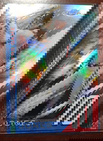 Chipper Jones A Numbers Game insert