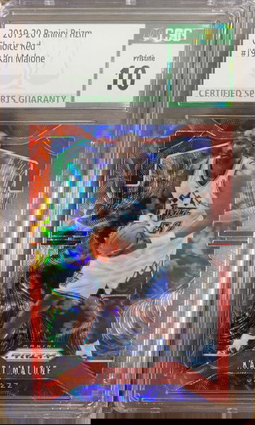 2019-2020 Panini Prizm Choice Red Karl Malone CSG 10 32/88