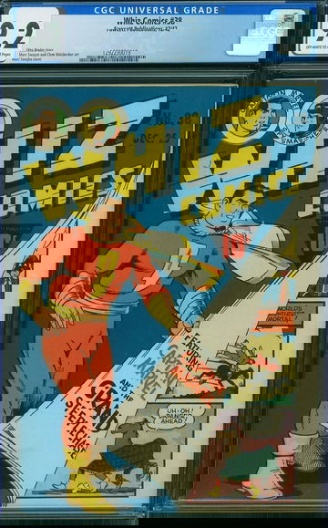 WHIZ COMICS #38, CGC 9.2 NM-