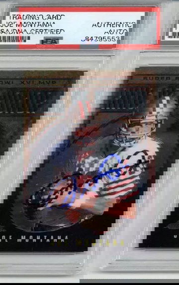 JOE MONTANA SIGNED AUTO 2002 TOPPS RING OF HONOR #JM16 49ERS RARE PSA/DNA