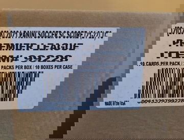 10 Box Case 2021-22 Score EPL English Premier League Soccer Factory Sealed 20 Packs /Box