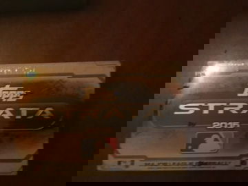 2015 Topps Strata baseball hobby box
