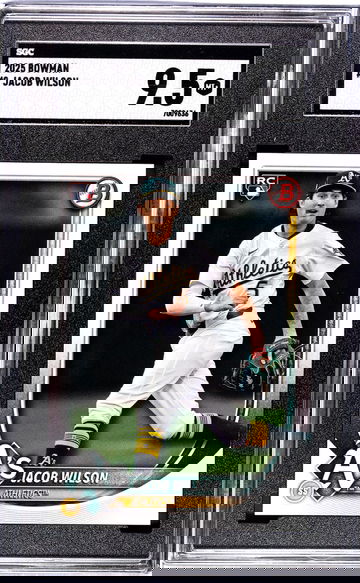 2025 Bowman #9 Jacob Wilson SGC 9.5