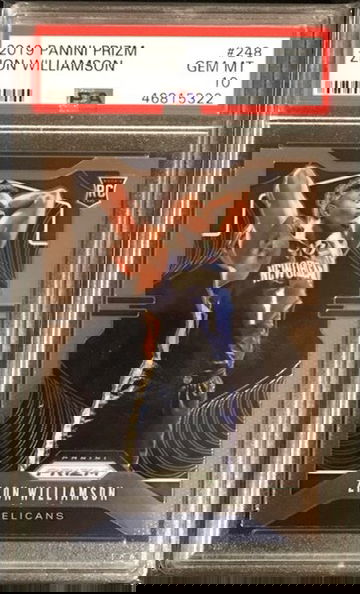 2019-20 Prizm - ZION WILLIAMSON  - Rookie - PSA 10