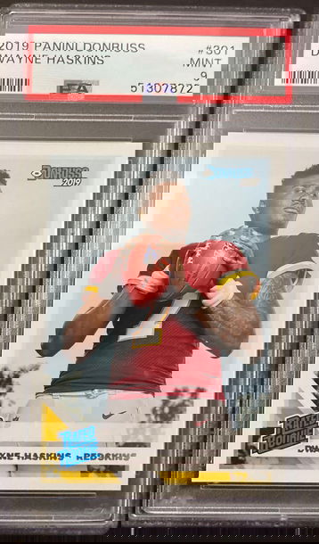 2019 donruss dwayne haskins psa 9