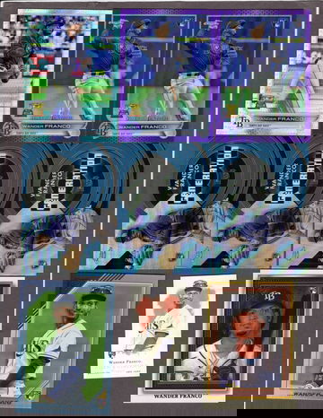 Lot of (23) Wander Franco Rookie Cards RC Rays - Parallels, Nice Variety