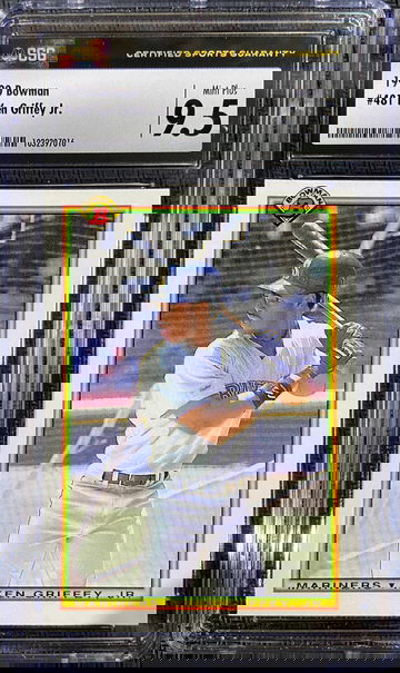 1990 Bowman Ken Griffey Jr 2nd Year CSG 9.5 MINT PLUS