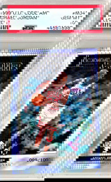 1999 Upper Deck Cool Air Level 1 #089/100, Michael Jordan #MJ4  PSA 10