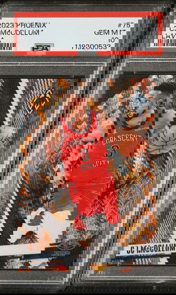 2023 Phoenix #75 CJ McCollum Lava /75 PSA 10