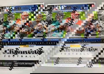 2020 nfl  chronicles football blaster lot of 2 