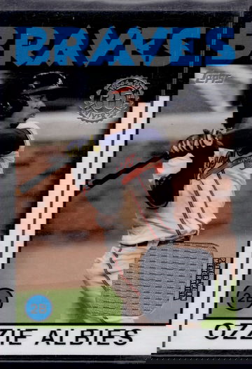  2021 Topps 1986 Ozzie Albies Relic Card #86R-OA