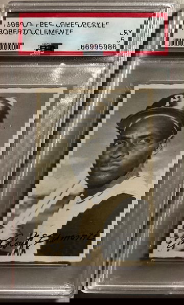 1969 O-PEE-CHEE DECKLE ROBERTO CLEMENTE EX