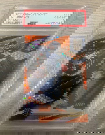 2020 #/49 Donruss Elite AJ Brown PSA 10