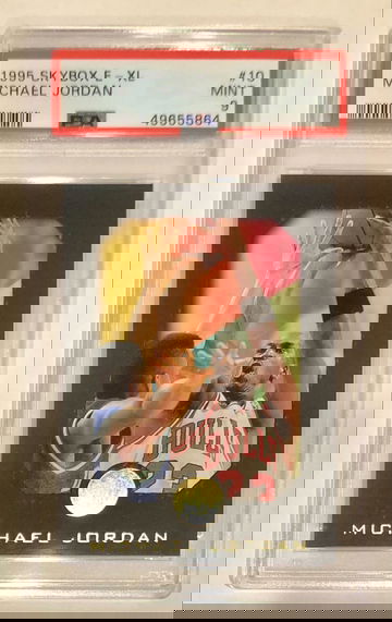 Michael Jordan 1995 Skybox E-XL #10 PSA 9