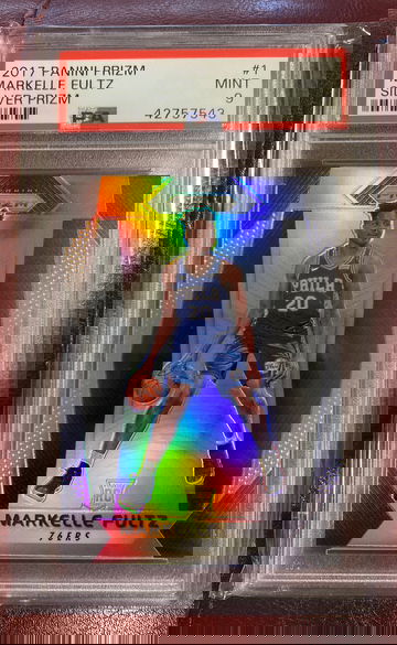 2017 Markelle Fultz silver prizm psa 9 RC #1