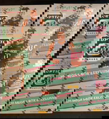 5x 2020-21 Donruss Optic Basketball Mega Box - Factory Sealed