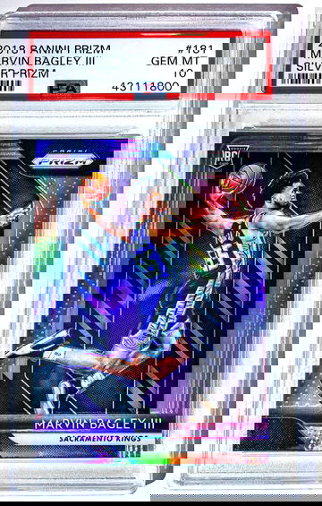 2018 Prizm Marvin Bagley Silver PSA 10
