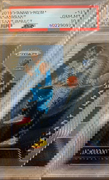 2019 Panini Prizm Ja Morant Instant Impact PSA 10