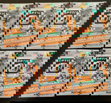 2020 Panini Donruss Optic Football Blaster Pink Rated Rookie