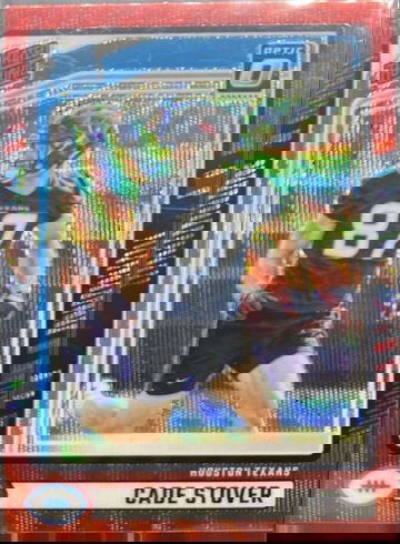 2024 Rated Rookie Set of 4, Cade Stover Parallels & Prizm Lot White/Black Checkerboard