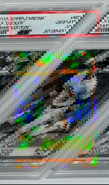 2019 Topps Chrome Sapphire Kyle Tucker PSA 10