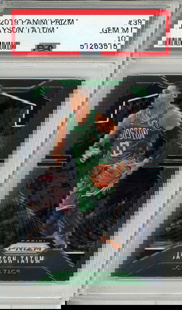 Jayson Tatum 2019-20 Panini Prizm #39 PSA 10 3515