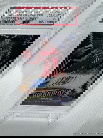 2019 Panini Chronicles Nickeil Alexander-Walker RC Auto PSA 10