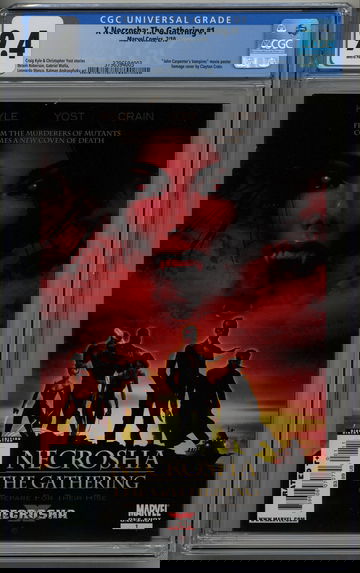 X Necrosha: The Gathering #1 CGC 9.4 John Carpenter's Vampires homage w/ X-Men