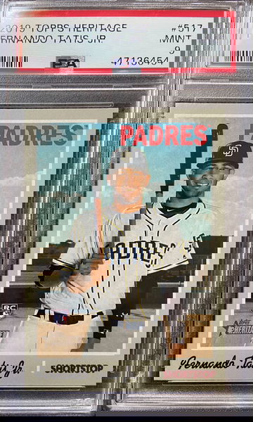 2019 Topps Heritage Fernando Tatis Jr. PSA 9