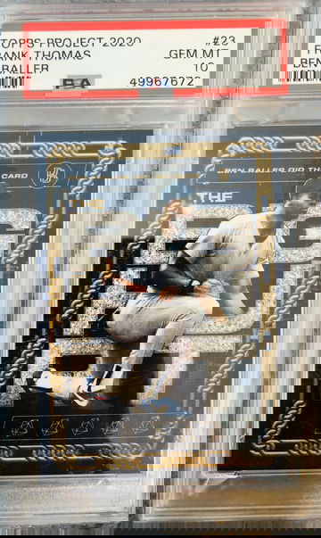 Frank Thomas Project 2020 Ben Baller PSA 10 #23
