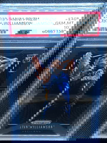 2019 Zion Williamson prizm PSA 10 