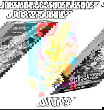 Pokemon Ascended Heroes Booster Bundle 4-Box Lot