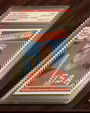 Mark McGwire 1985 Topps USA Baseball RC PSA 10 HOF?