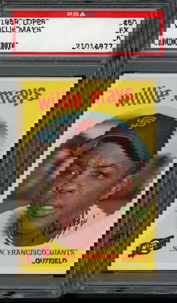 1959 Topps Willie Mays #50 PSA EX 5