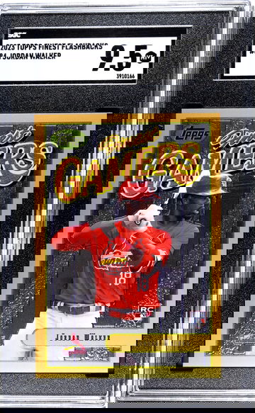 2023 Topps Finest Flashbacks Jordan Walker #84 RC SGC 9.5