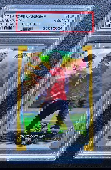 DEREK CARR 2014 TOPPS CHROME GOLD REFRACTOR ROOKIE /50