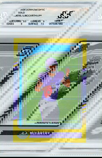 JJ MCCARTHY 2024 Panini Donruss Optic GOLD Rc #8/10 BGS 8.5