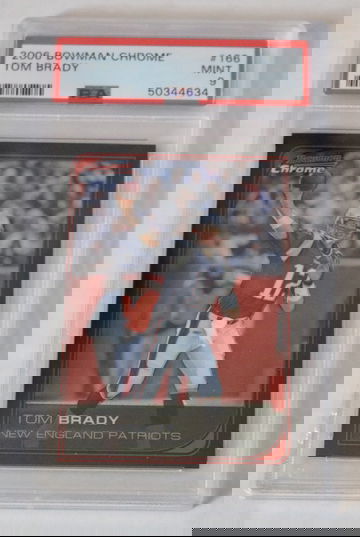 2006 Bowman Chrome Tom Brady PSA 9