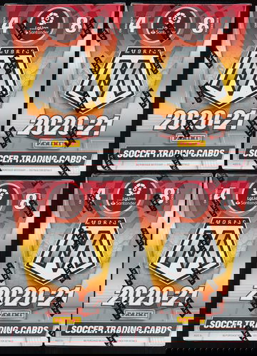 2020-21 Panini Mosaic LaLiga Soccer Blaster Box LOT OF 4