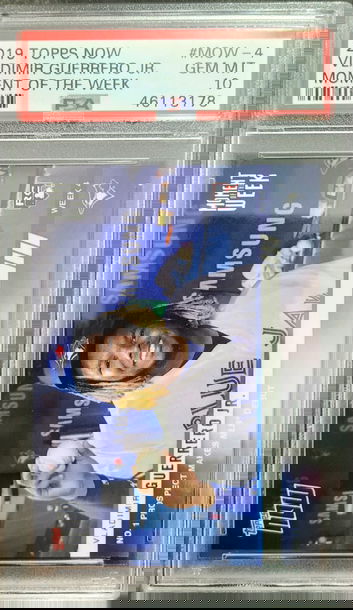 Vladimir Guerrero Jr. Topps Now Rookie RC PSA 10 Gem Mint