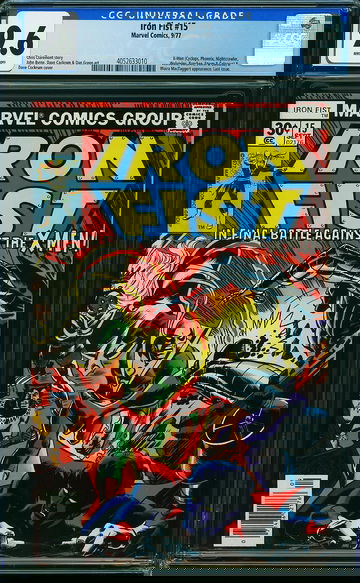 IRON FIST #15, CGC 9.6 NM+