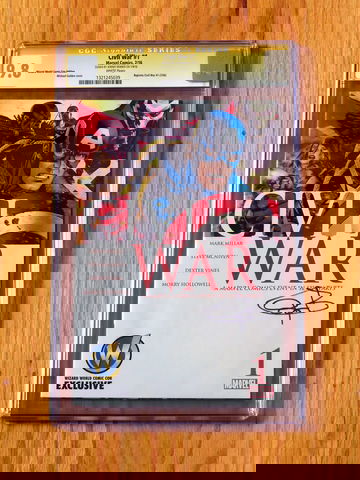  CIVIL WAR #1 WIZARD WORLD CGC SS 9.8 2016 Signature Series signed Jeremy Renner