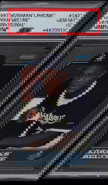 1997 Bowman Chrome International Adrian Beltre ROOKIE #182 PSA 10 GEM MINT 