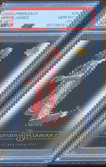 2003 Upper Deck, LeBron James Box Set, #18, Rookie RC, PSA 10