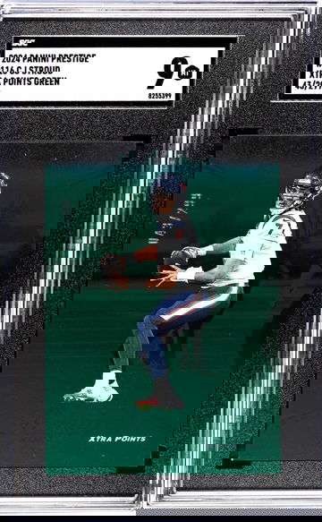 2024 Panini Prestige #116 Cj Stroud Xtra Points Green /299 SGC 9